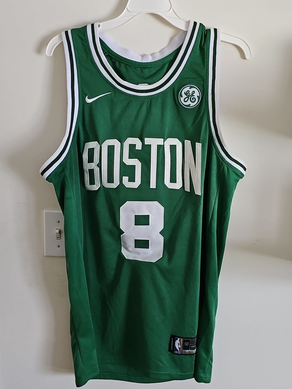 Nike Swing Man #8 Kemba Walker Boston Celtics Jersey Men’s Size 50 XL